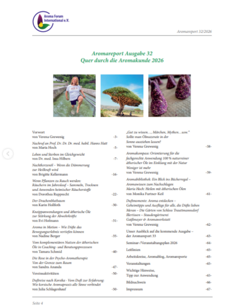 Aroma Report von Aroma Forum International e.V. Nr. 32 image
