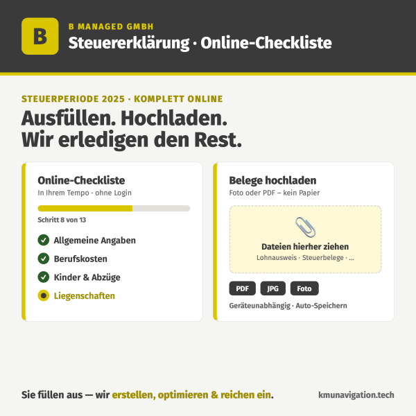 Steuererkl&auml;rung 2025 - mit wenigen Klicks image