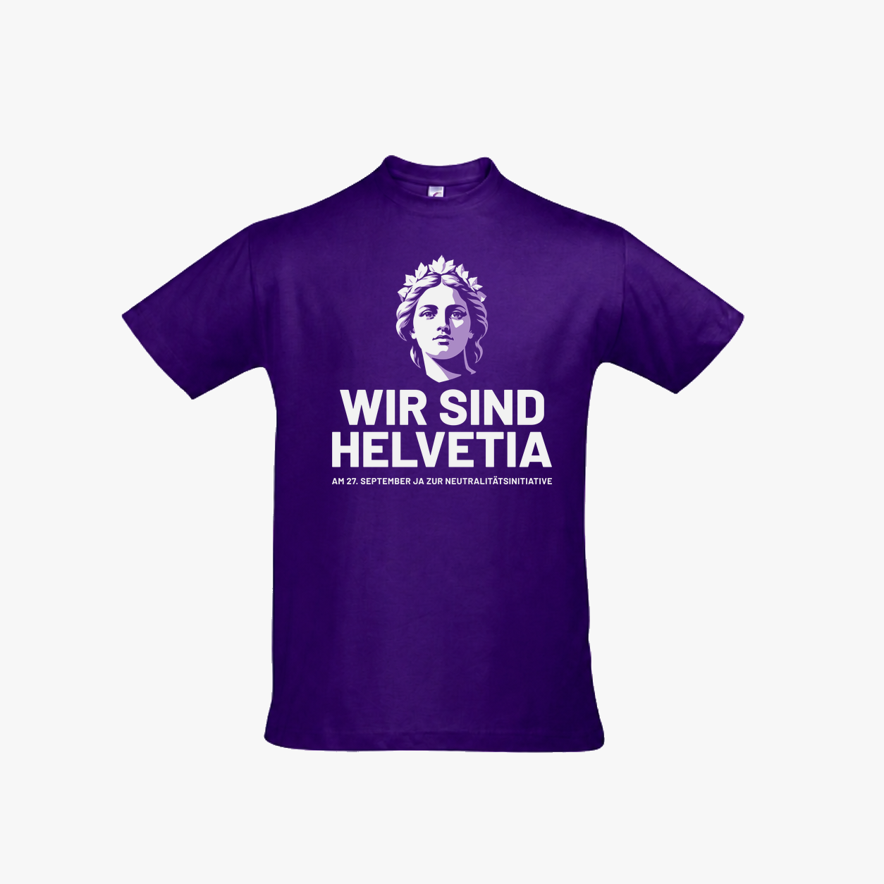 Violettes Kampagnen-Shirt