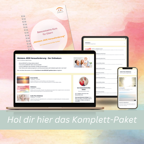 Begleiteter Online-Kurs: Meistere JEDE Herausforderung! Das Geheimnis souver&auml;ner Eltern image